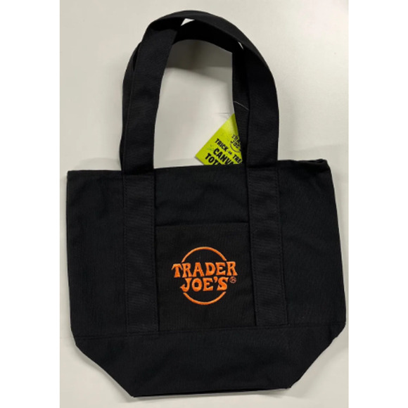 New Trader Joe's Trick-or-Treat Mini Canvas Totes Set of 4 - Picture 3 of 6